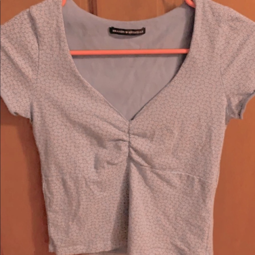flower print brandy top